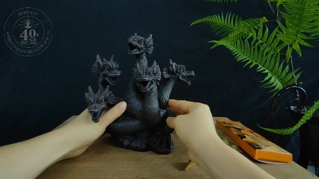 Amazon.com: Hosley Resin Dragon Décor Statue Incense Cone Burner