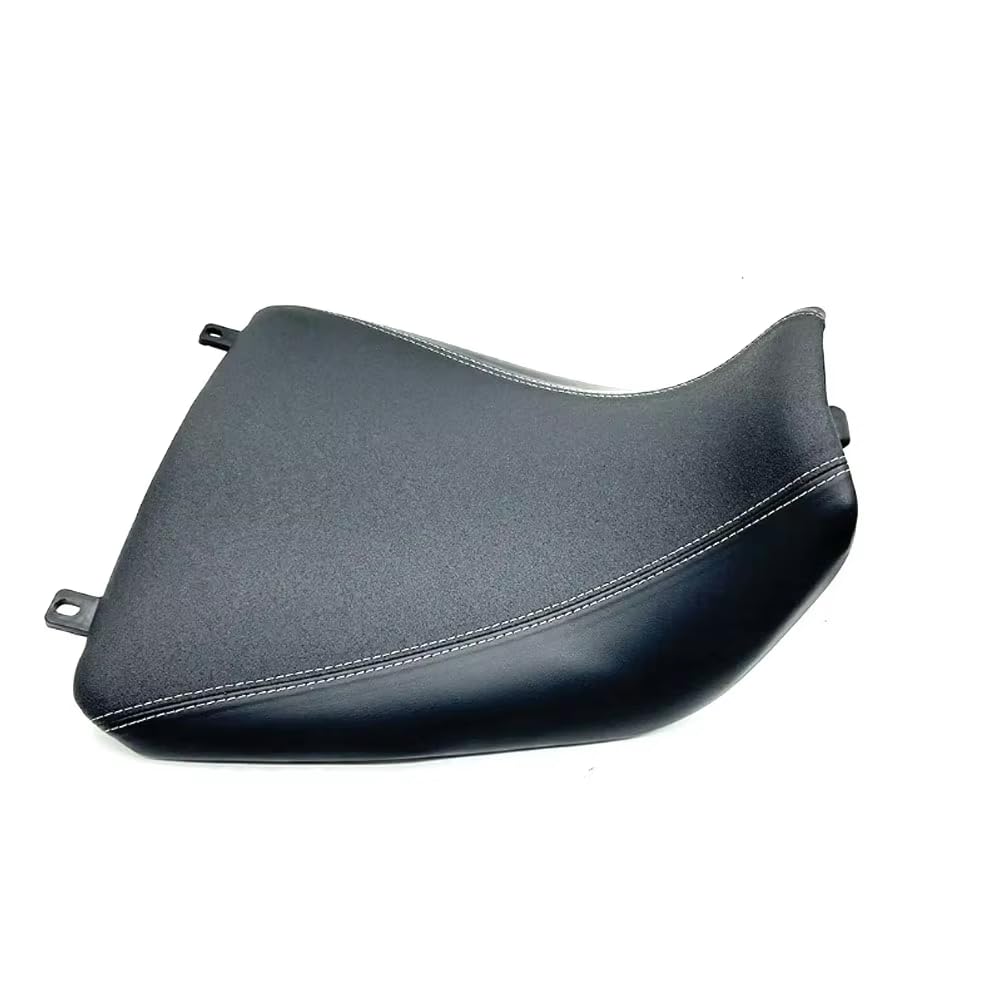 Sella Personalizzata per CFMOTO 800MT, Ribassata 30mm, Design Retro con Gobba, Rivestimento in Pelle Nera, 45x35x10 cm