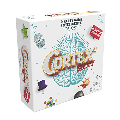 Galápagos, Cortex: Challenge 2, Jogo de Tabuleiro e Desafios para Amigos, 2 a 6 jogadores, 15 min