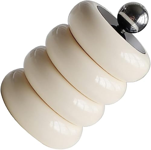 Qtip - Contenedor de hisopos de algodón a prueba de polvo con tapa para baño (blanco lechoso, 4 capas)