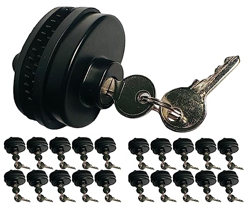 lockforall Gun Trigger Lock with Keys, Keyed Alike Universal Trigger Gun Locks Easy-Carry 1 Key Lock for BB Gun, Rifles, Shotgun, Handgun, Pistol(Black*20)