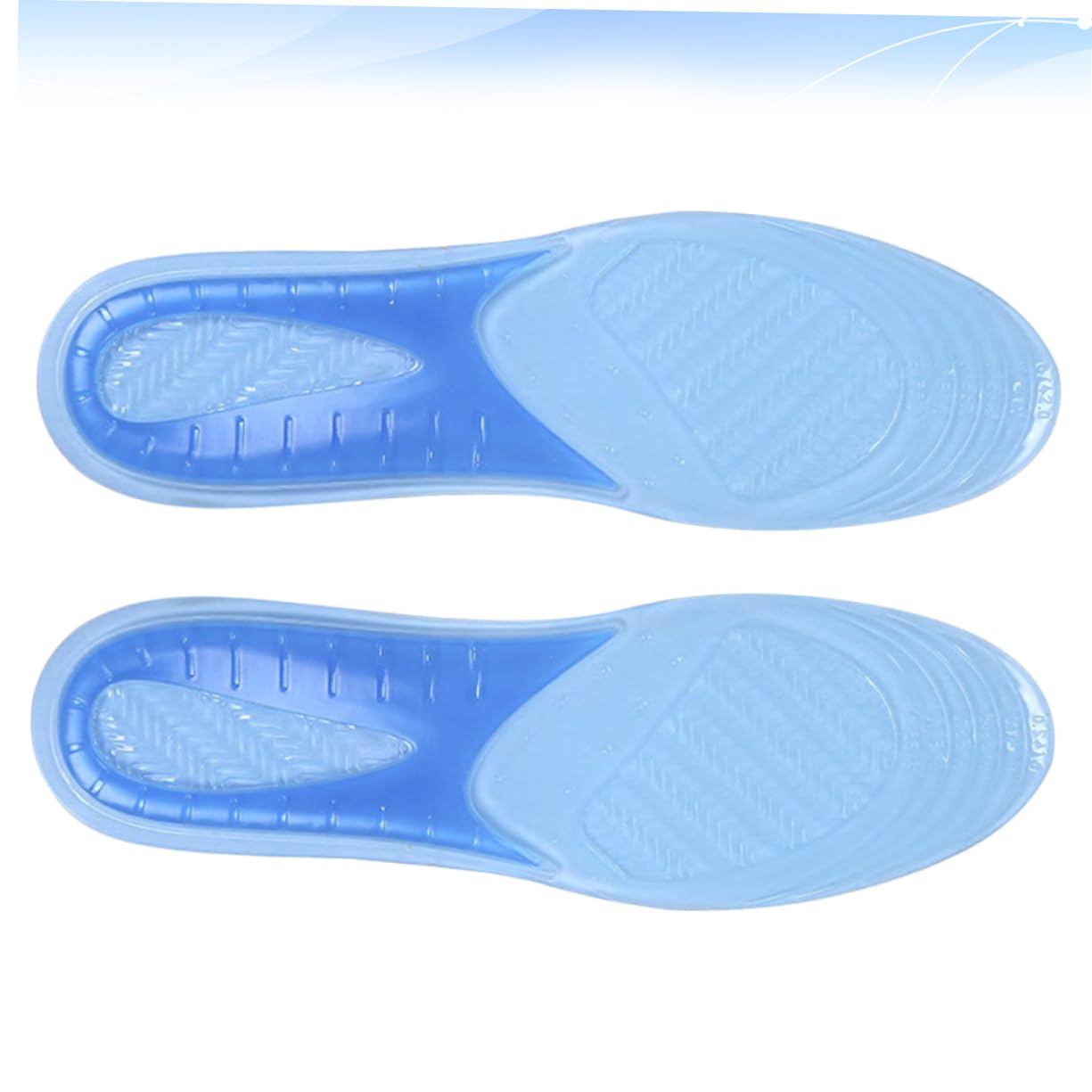 minkissy 3paare Gel-einlegesohlen Für Sportschuhe Atmungsaktive Rutschfeste Und Schmerzlindernde Dämpfungseinlagen Für Männer Und Frauen Blau Zuschneidbar Für Optimalen Komfort Im