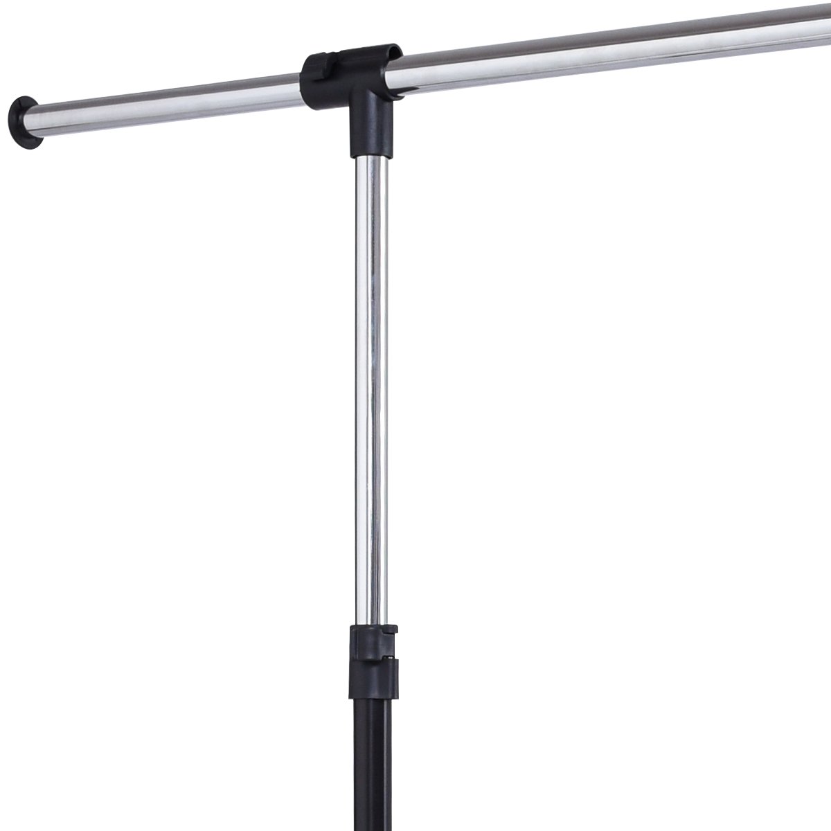 Metall-Kleiderständer mit 4 Rollen, Kleiderstange für Wohnzimmer, Schlafzimmer & Geschäft, Einzel-/Doppel-Kleidungsnizer (86139 x 42 x 92168 cm)