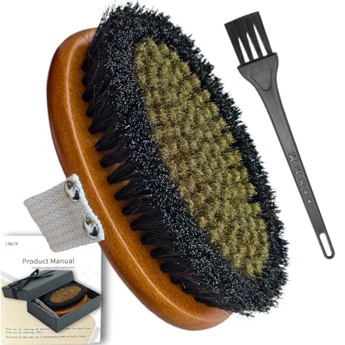 LTBLTF Ionic Copper Dry Brushing Body Brush for Lymphatic Drainage Exfoliating Dry Brush for Radiant Skin Cellulite Circulation Stress Relief Premium Gift