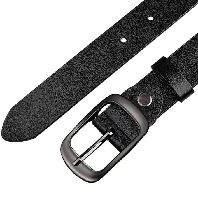 Image of Stylish Men's Belt with Strong Buckle Closure Smooth Finish Comfortable Fit and Elegant Design for Jeans Trousers and Formal Wear