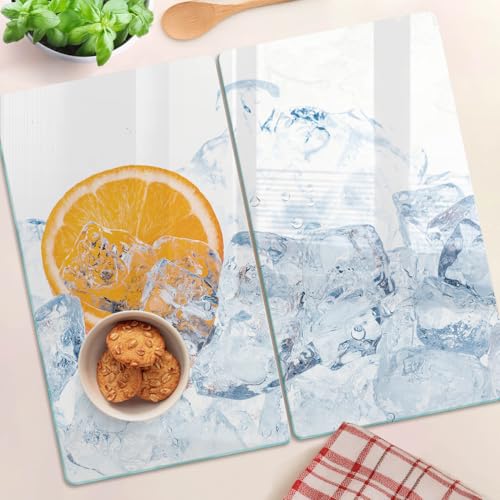 Planche en verre contact alimentaire pour protéger le plan
