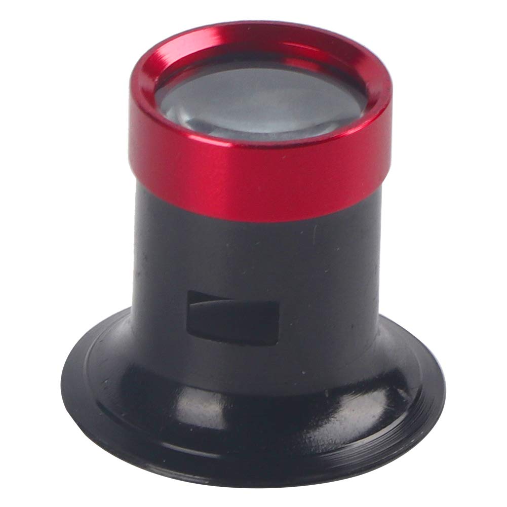Aluminum Alloy 10X Eye Magnifier, Loupe, Repair Watch Tool Magnifying, Glass Loupe Lens, Magnifier for Watch Repair