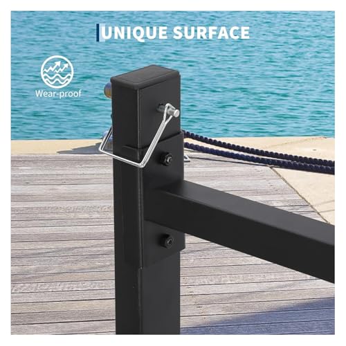 Heavy Duty Kayak Storage Rack, freestanding Stand con Ruote per Lo stoccaggio all'aperto e Garage - 4 Strati per Kayak, Canoa, tavola da Surf e Paddleboard