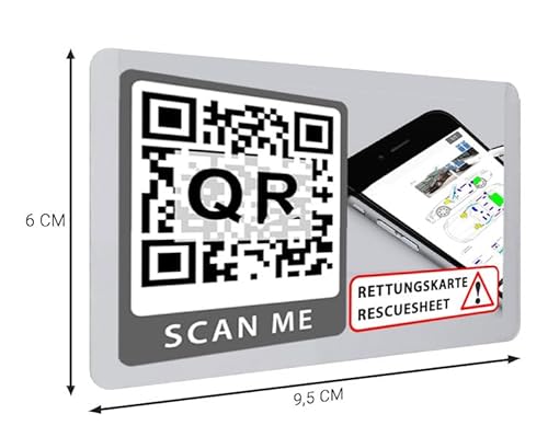 Digitale Rettungskarte per QR-Code, kompatibel mit Opel (Vauxhall) Corsa Electric F Rally 5 Türer (>2020)