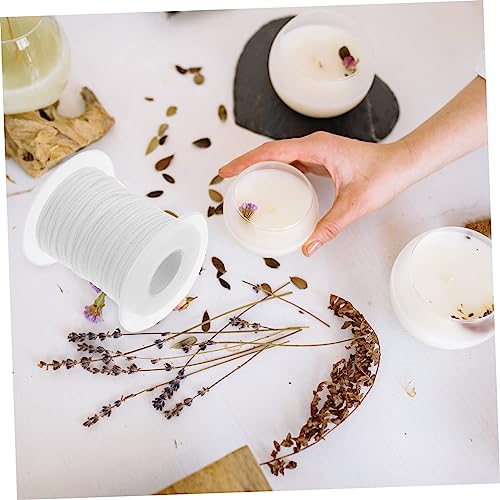 Pabilo para velas de algodón trenzado 200 pies Uonlytech miniatura 5