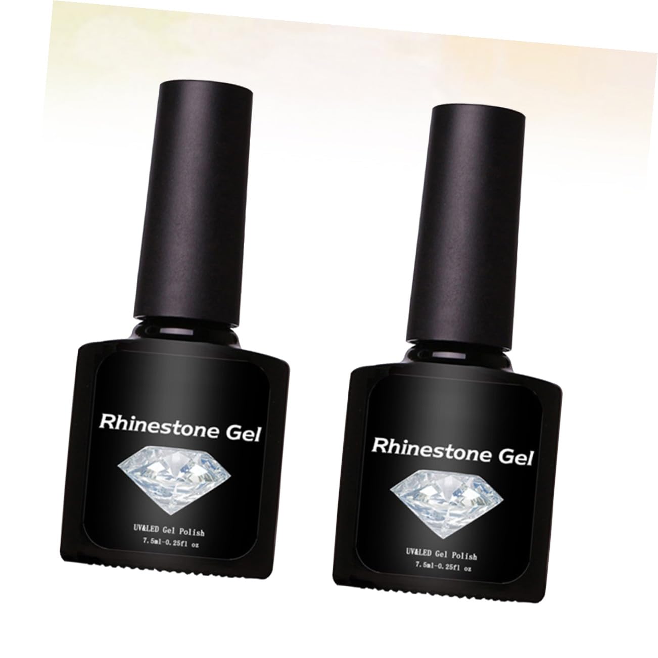 2pcs Super Viscosity Nail Glue Colors Gel Nail Rhinestones Glue Manicure Tool
