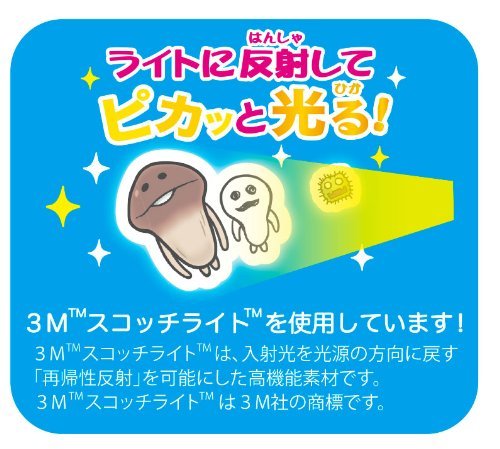 ティーシーピー なめこ栽培キットリフレクターシールA柄BL