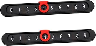 B Baosity 2X Table Football Counter Foosball Table Scoreboard Football Game Scoring Unit Score Keepers 0 to 9 Foosball Sco...