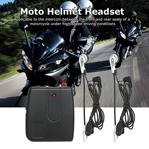 Loijon Capacete da motocicleta fone de ouvido 2 way interfone para moto motocicleta capacete interfo