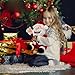 4E's Novelty Animated Santa Claus Plush, Makes Gas Sound, Talking Christmas Bear Plush Toys for Kids 8