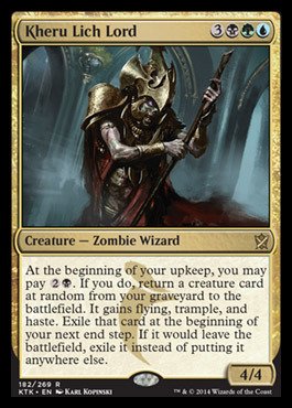 Amazon.com: Magic The Gathering - Kheru Lich Lord (182/269)