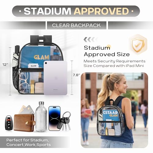 Oraben Clear Backpack Stadium Approved