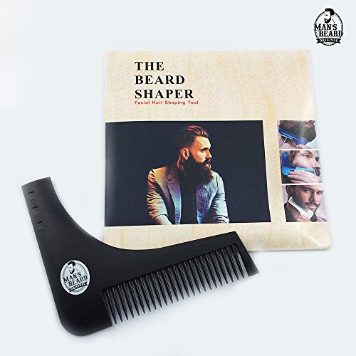 Man's Beard  Plantilla guía para barba con peine integrado para cortar y dar forma a la barba