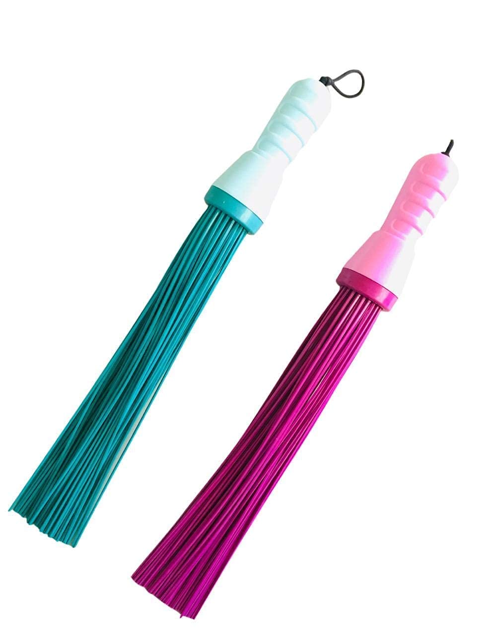 JAIPUR ACE Plastic Hard Bristle Broom for Bathroom Floor Cleaning and Scrubbing, Wet and Dry Floor Cleaning Fiber Broom, Standard Size (Pack of 2, Bathroom Floor Cleaner) (B09D9TYHLG) Amazon Price History, Amazon Price Tracker