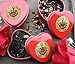 Solstice Sweetheart Loose Leaf Tea Sampler Assortment in Red Heart Tins w/ 6 Varieties of Tea, Tea Gift Set - Approx 90+ Cups
