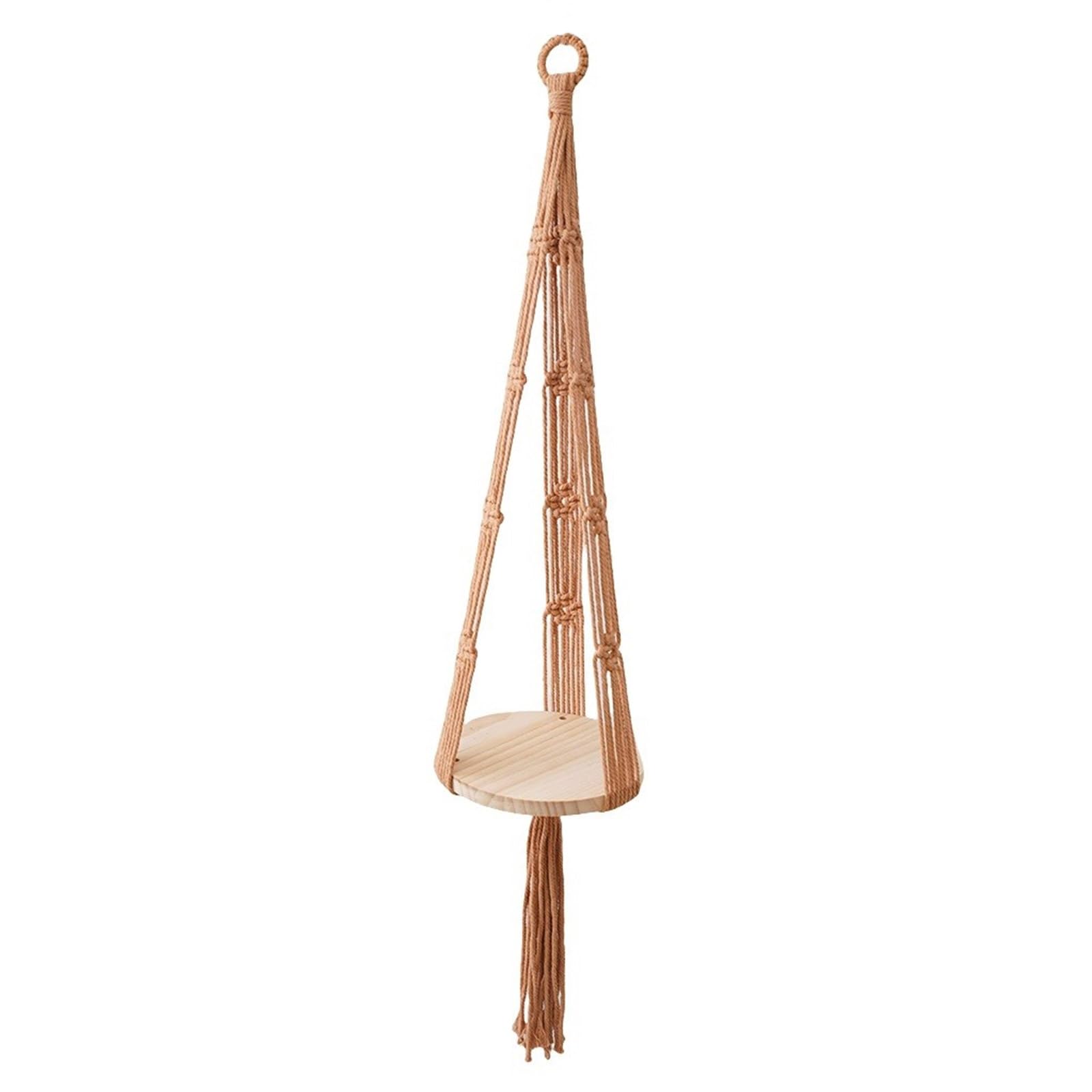 Msioytog Plant Hangers Hanging Basket Cotton Rope Decorations Planter Garden Decorations Ceiling Plant Holder for Indoor Outdoor Wall Hanging Pots Holder