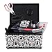 SINGER Sewing Basket with Sewing Kit, Needles, Thread, Scissors, and Notions- White