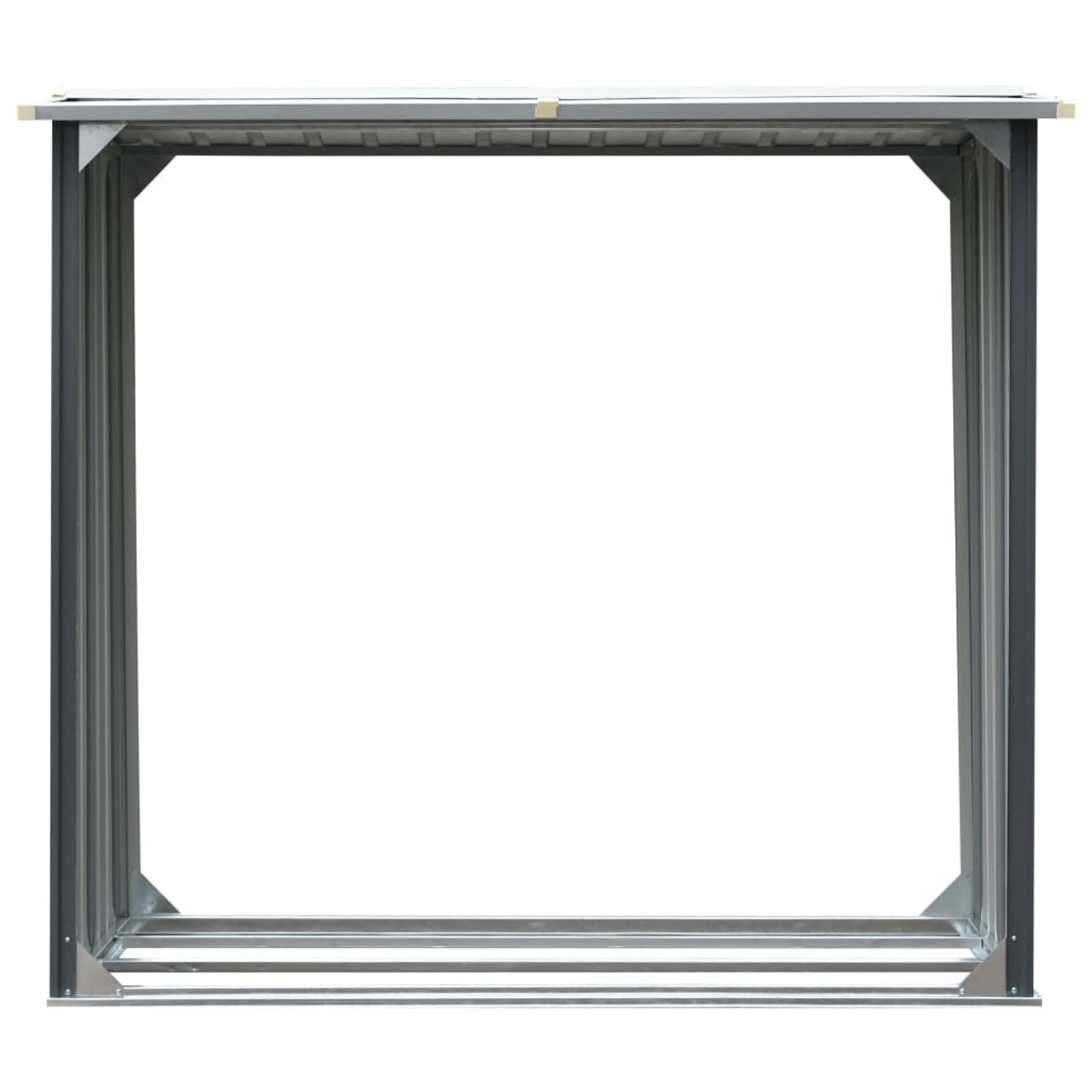LAPOOH Capannone da Giardino in Acciaio Zincato 172x91x154cm Grigio,Capannone da Giardino,Casetta da Giardino,Casetta Attrezzi Giardino(SPU:44858)