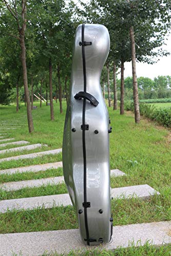 image for yinfente 4/4 Cello case Mixed Carbon Fiber Full size Hard case Hard Sh