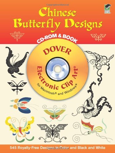 Chinese Butterfly Designs (Dover Electronic Clip Art)