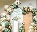 MEBAY Sage Green White Gold Balloon Garland Arch Kit, 146Pcs Latex Balloons Different Sizes 18 12 10 5 Inch for Birthday Baby Shower Gender Reveal Wedding Party Decoration