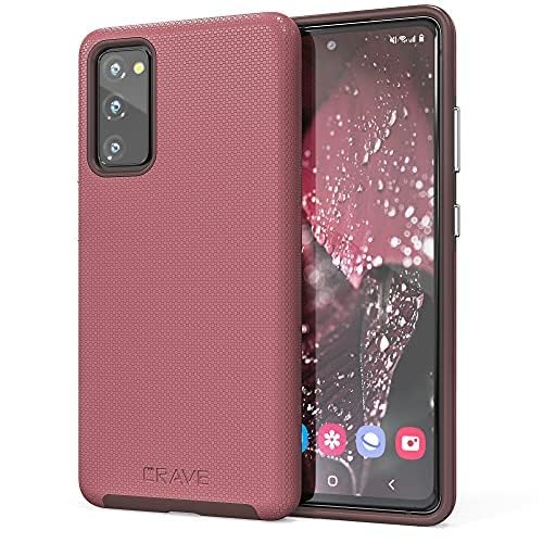 Image of Crave for Samsung Galaxy S20 FE Case, Shockproof Protection Dual Layer Case for Samsung Galaxy S20 FE 5G (6.5 inch) - Berry