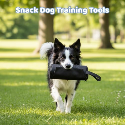 ZaoGoin Futterbeutel Hundetraining, 2 Stück in Grau und Schwarz, Dummy Hundetraining, Futterdummy Hunde, Apportierbeutel Für Hunde, Leckerlitasche Für Hunde, Ideal Für Training, Outdoor Und Sport