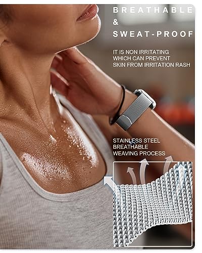 Image of Original Stainless Steel Milanese Loop Compatible with Apple Watch Band 38mm 40mm 41mm 42mm 44mm 45mm 46mm 49mm, Magnetic Clasp Band for iWatch Series 11 10 9 8 7 6 5 4, SE 3 2 1 Ultra3 2, Women & Men