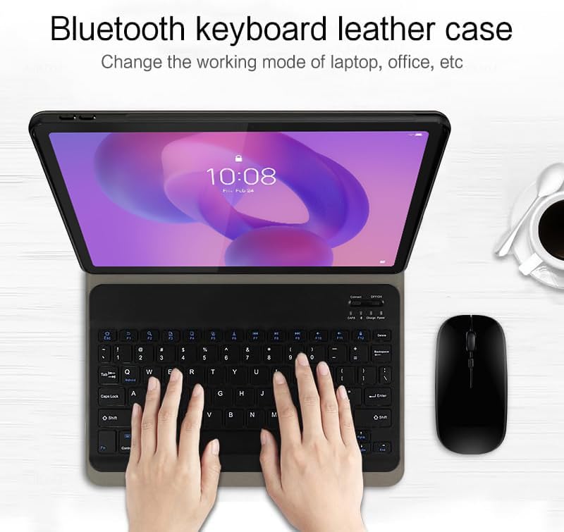 Custodia Con Tastiera Bluetooth Per Lenovo Idea Tab 11 2025 – Staccabile, 3 Angoli, Layout Italiano
