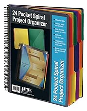 Image of 24 Pocket Poly Spiral. Brand catalog list of Better Office Products. With an score of 4.0.