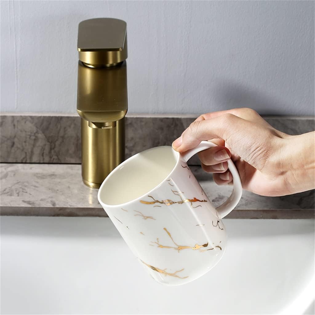 A Pair of Mouthwash Cup Couple Toothbrush Cup Ceramic Home Bathroom Tooth Cup Wash Cup Toothbrush Cup