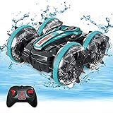 Remote Control Car for 5-12 Year Old Boys Amphibious Remote Control Car for Kids 2.4 GHz Waterproof...