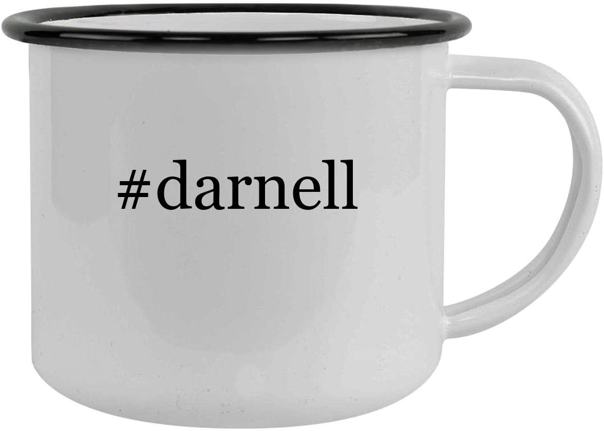 #darnell - 12oz Hashtag Camping Mug Stainless Steel, Black