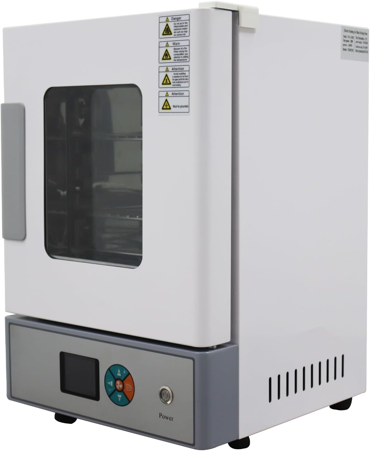 INTSUPERMAI Digital Forced Air Convection Drying Oven Industrial Lab Heat Drying Oven Adjustable Speed Lab Digital Forced Air Convection Drying Oven Industrial Forced Air Drying Oven 110V