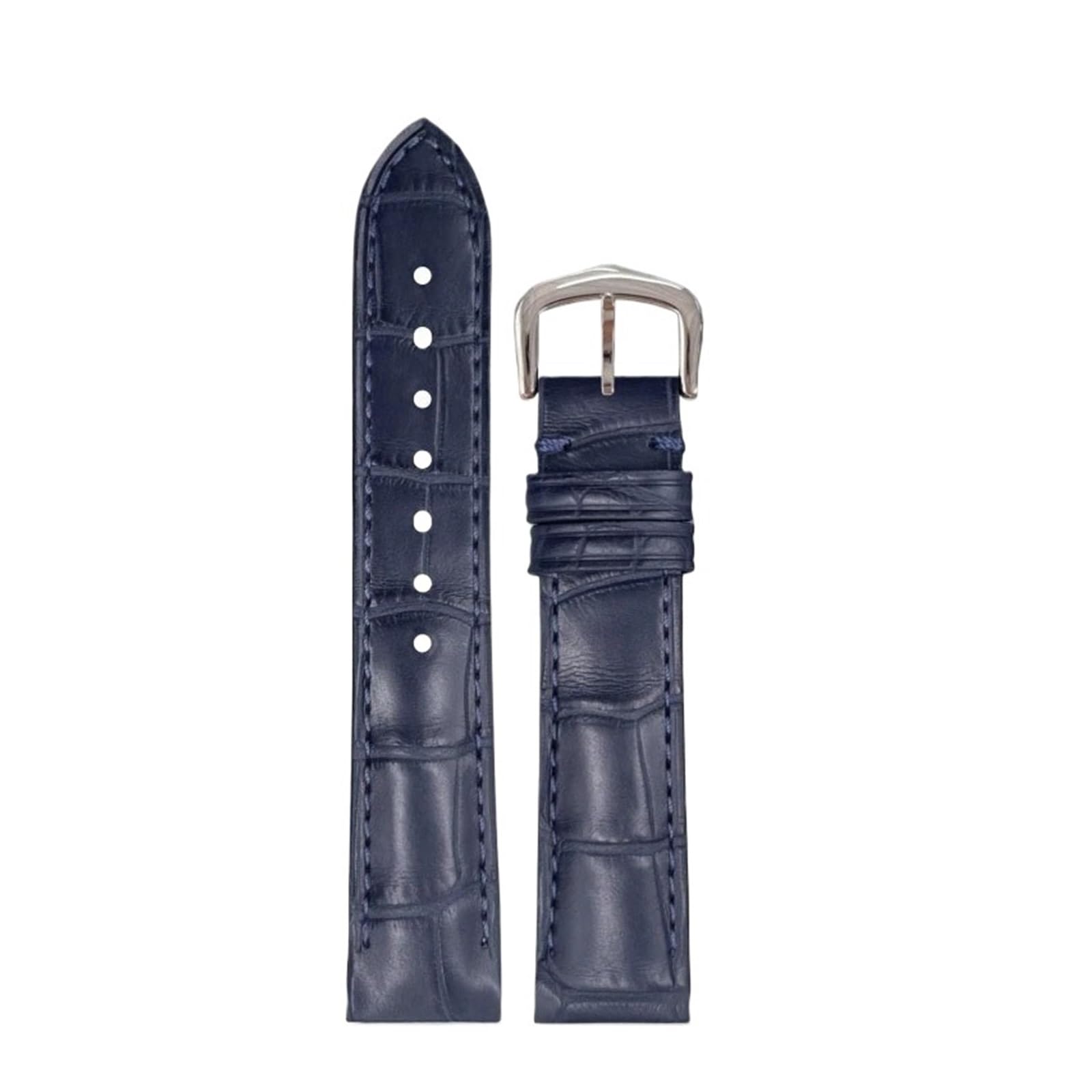 Krokodillederarmband, kompatibel mit Cartier Santos Dumont-Armband, Schnellverschluss, mittelgroßes, kleines Alligator-Armband