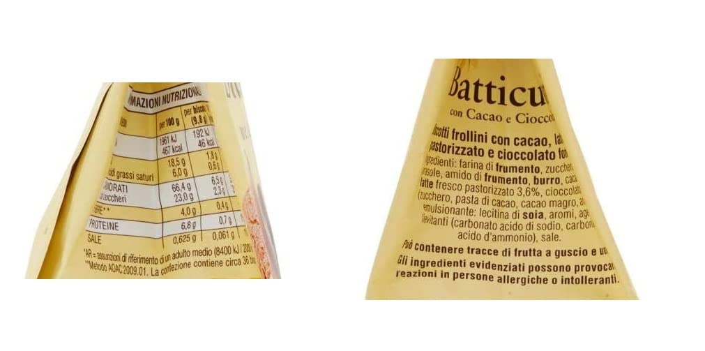 12x Mulino Bianco Kakao Kekse Batticuori Italien biscuits cookies kuchen brioche