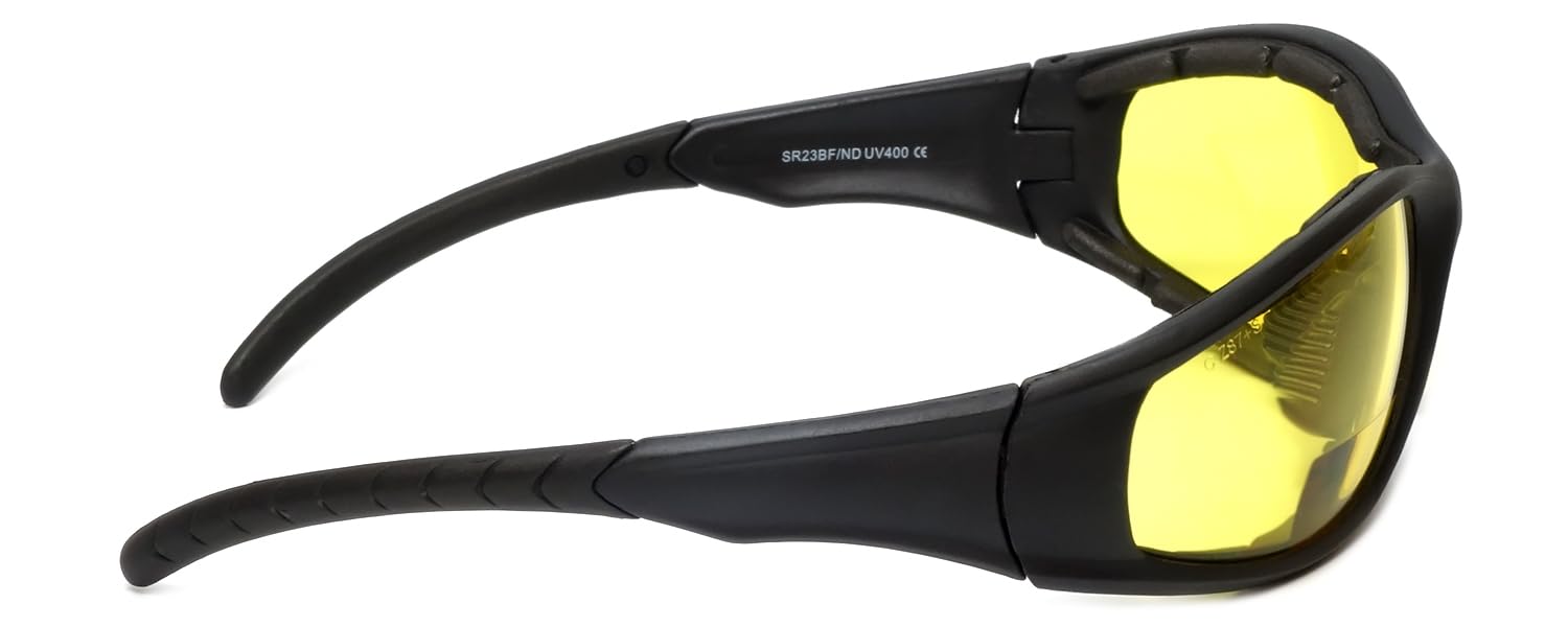 Calabria 23BF Sportster BiFokale Leseschutzbrille +2,00 Gelb Herren Damen UV-Schutz Wind Antibeschlag Rutschfest Bruchsicher