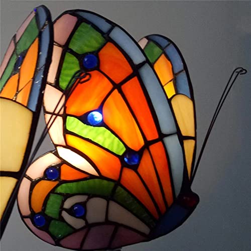 Accesorios de iluminación de pared Tiffany de vidrieras E26 E27 4