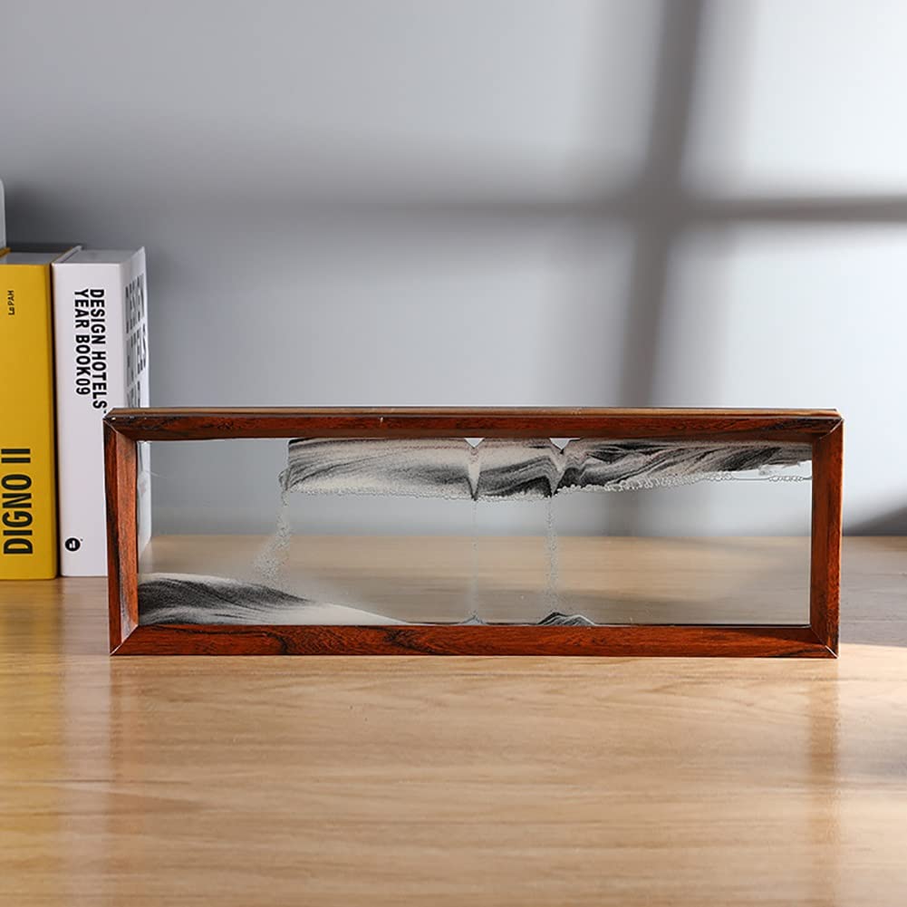 Ruchome dekoracje z piasku, 3D Ruchomy Obraz Sztuki Piasku Sandscape, Ruchomy Obraz Sztuki Piasku Do Zabawek Na Pulpit, Piasek W Ruchu Płynący Malarstwo Piaskowe Do Wystroju Domu I Biura