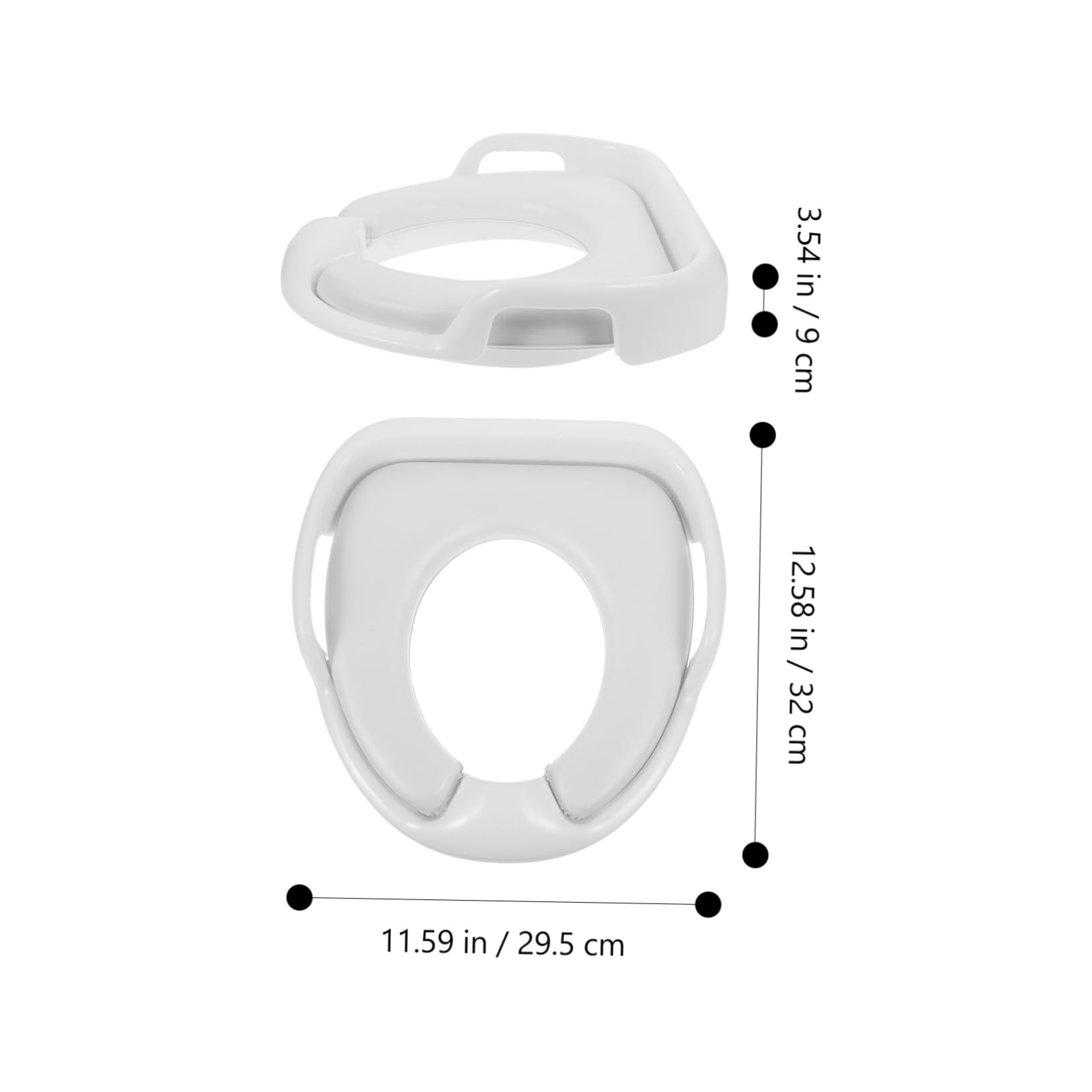 Asiento Pp de Inodoro de Entrenamiento Niños Pequeños para Blanco