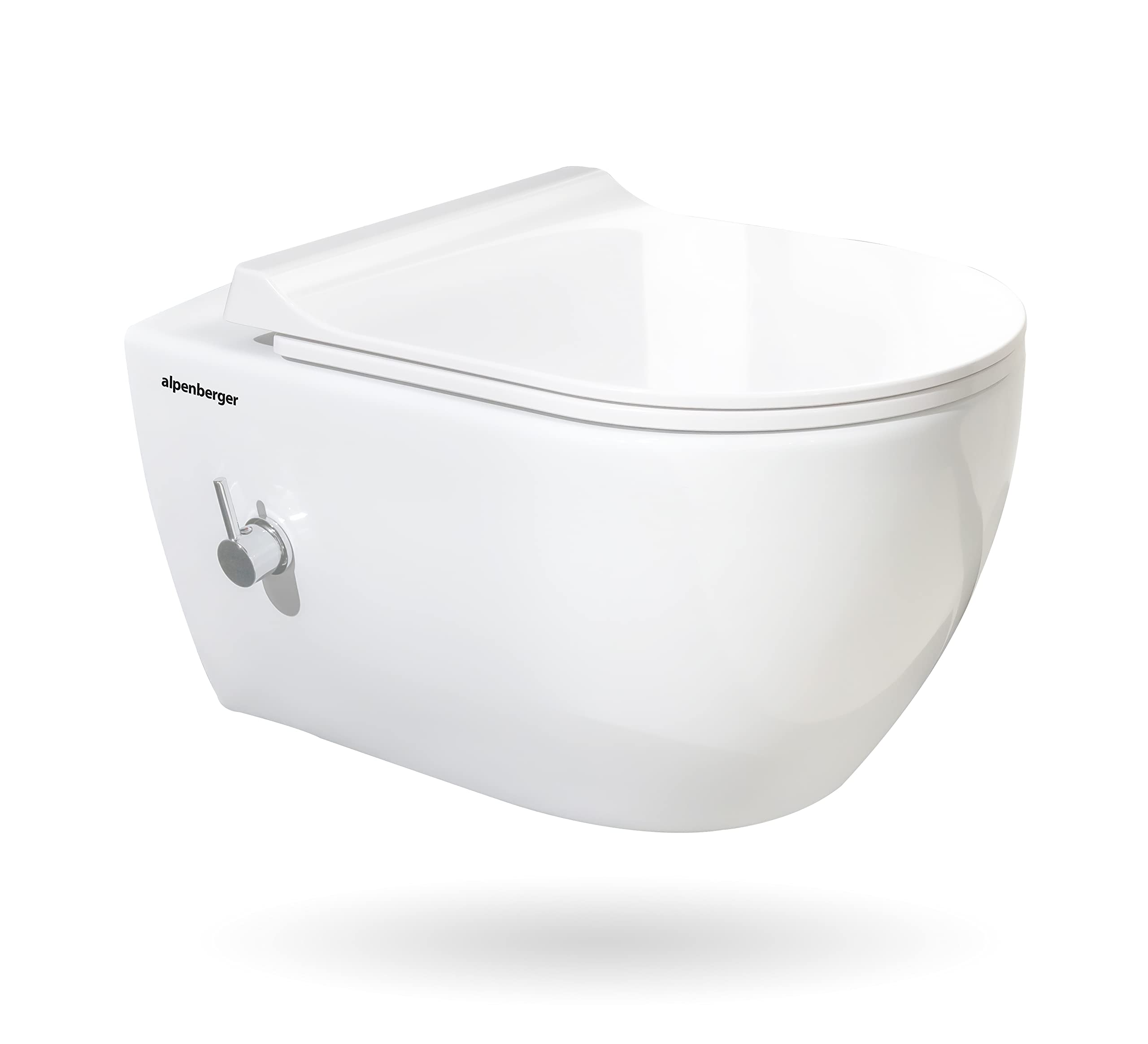 Buy Alpenberger Rimless Shower Toilet with Removable Toilet Seat