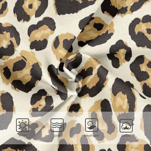 Leopard Spots Tan Black Beige Toddler Underwear Floral 2t Cotton Panties Little Girl Florals Undies Kids Briefs3
