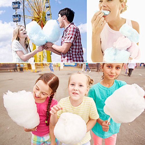 Professionelle Zuckerwattemaschine aus Baumwolle – Zuckerwatte Gerät für zu Hause, Partygeschenk – Cotton Candy Floss Maschine, elektrisch, Candy Floss Maker Geburtstag Kinder (weiß) – Bild 6