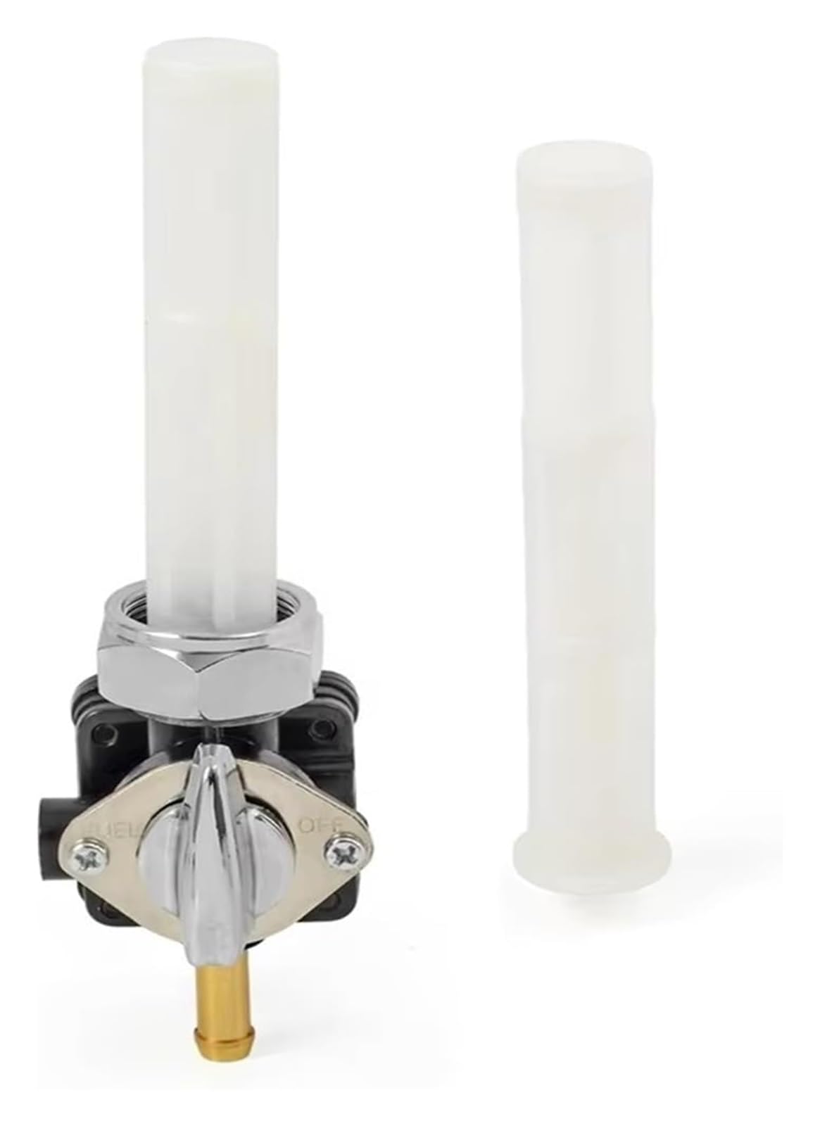 para Sportster XL 883 XLH883 para 1200 XLH1200 Válvula De Purga Combustible Grifo 22 Mm Bomba Salida Recta Gasolina Grifo Tanque