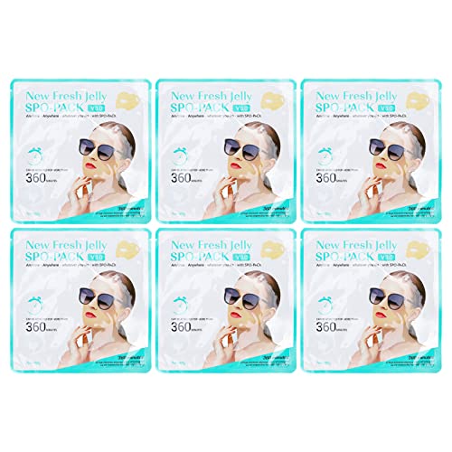 Sun Protection Hydrogel Cooling Patch Control Gel Outdoor Sunblock Gel Patches for Outdoor Activities Hydrogel Material 6pcs